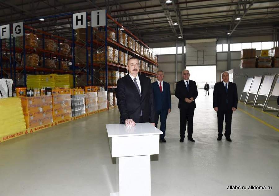Новый завод по производству сухих строительных смесей швейцарская компания Sika открыла в Азербайджане! 