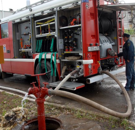 ООО «НОВОГОР-Прикамье» проверило городские пожарные гидранты.
